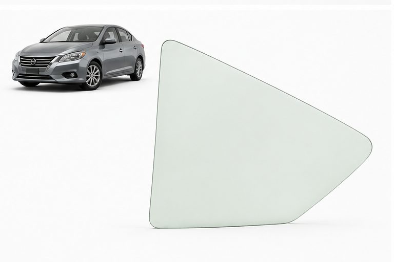 Vidrio Aleta Trasera Nissan Versa 4P 2011-2019 Verde - AutoVidriosRobin