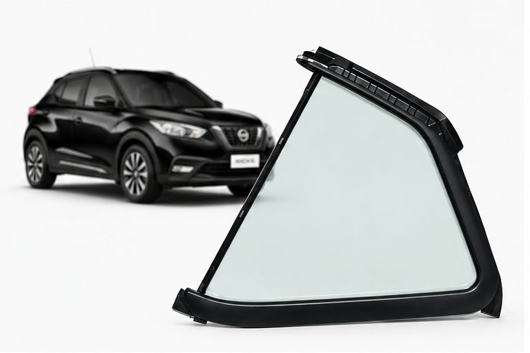 Vidrio Aleta Trasera Nissan Kicks 5P 2016-2024 Verde - AutoVidriosRobin