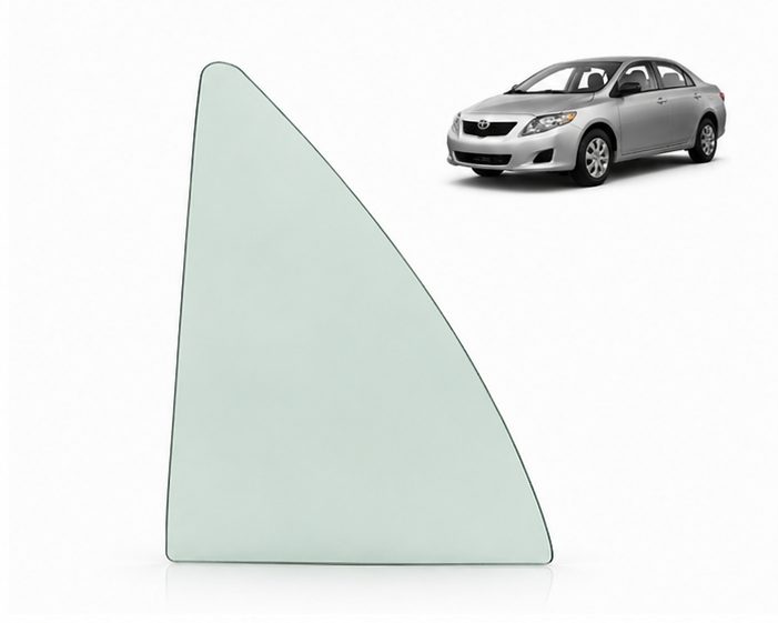 Vidrio Aleta Trasera Toyota Corolla 4P 2009-2013 Verde - AutoVidriosRobin